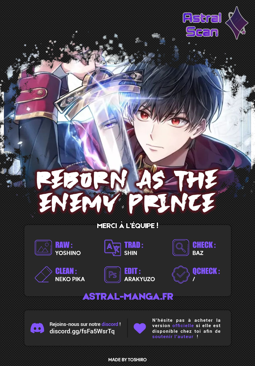 Reborn as the Enemy Prince Chapitre 18 - Page 1