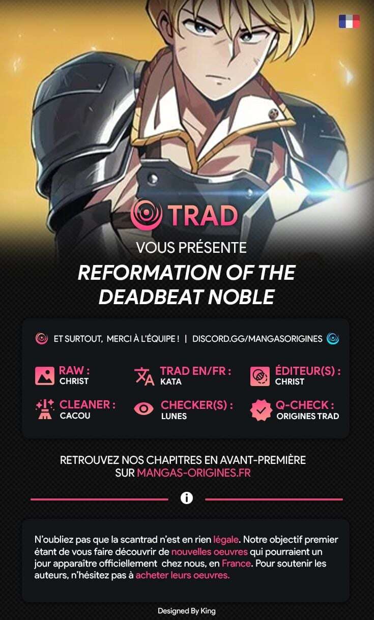 Reformation of the Deadbeat Noble Chapitre 80 - Page 1