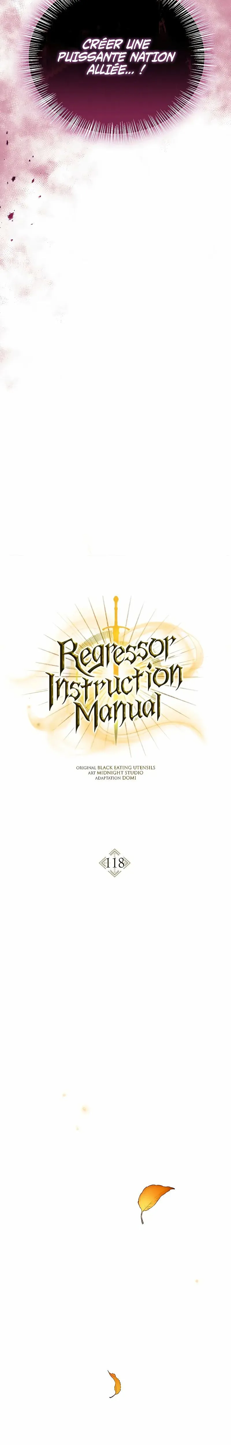 Regressor Instruction Manual Chapitre 118 - Page 18