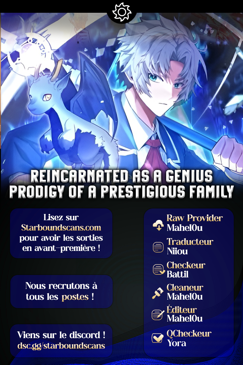 Reincarnated as a Genius Prodigy of a Prestigious Family Chapitre 35 - Page 1