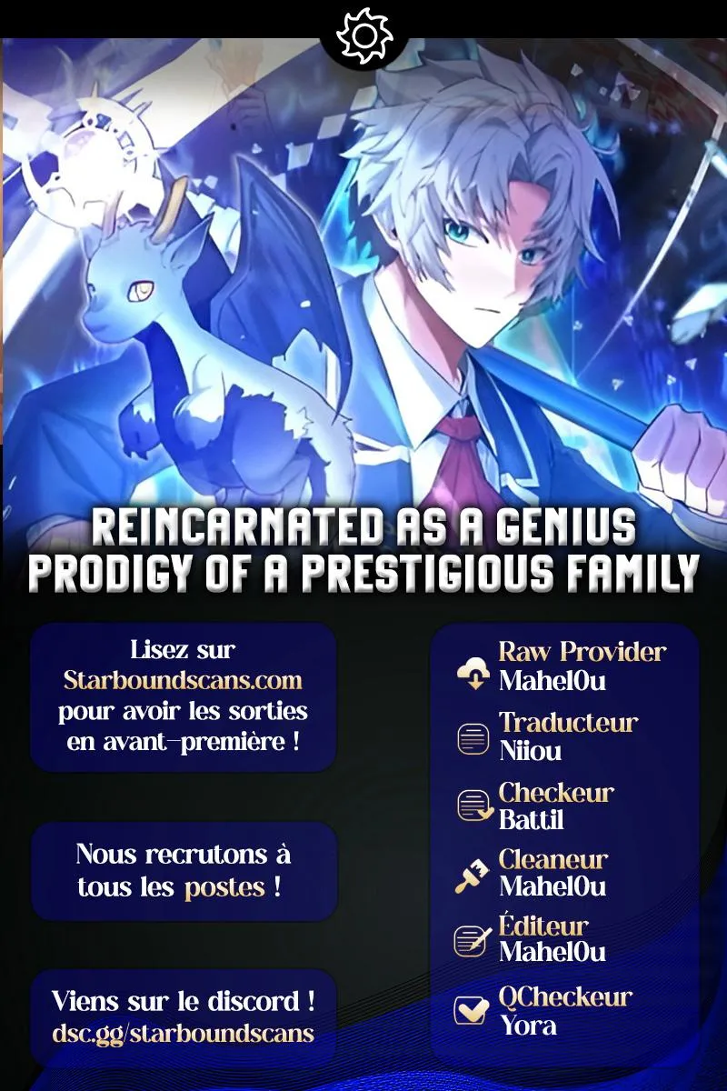 Reincarnated as a Genius Prodigy of a Prestigious Family Chapitre 50 - Page 1