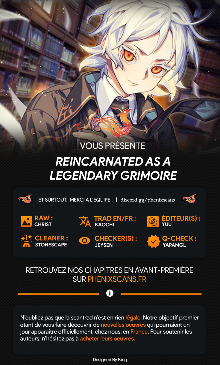 Reincarnated as a Legendary Grimoire Chapitre 20 - Page 1