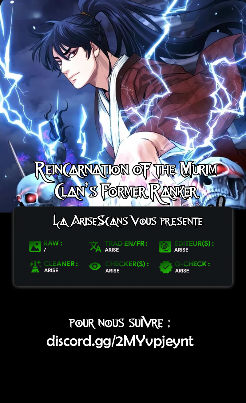 Reincarnation of the Murim Clan’s Former Ranker Chapitre 60 - Page 1