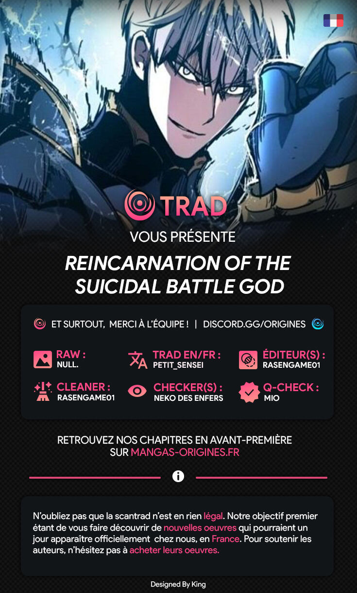 Reincarnation of the Suicidal Battle God Chapitre 43 - Page 1