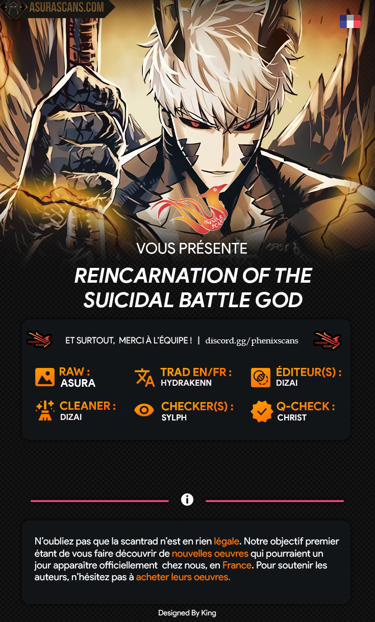 Reincarnation of the Suicidal Battle God Chapitre 81 - Page 1