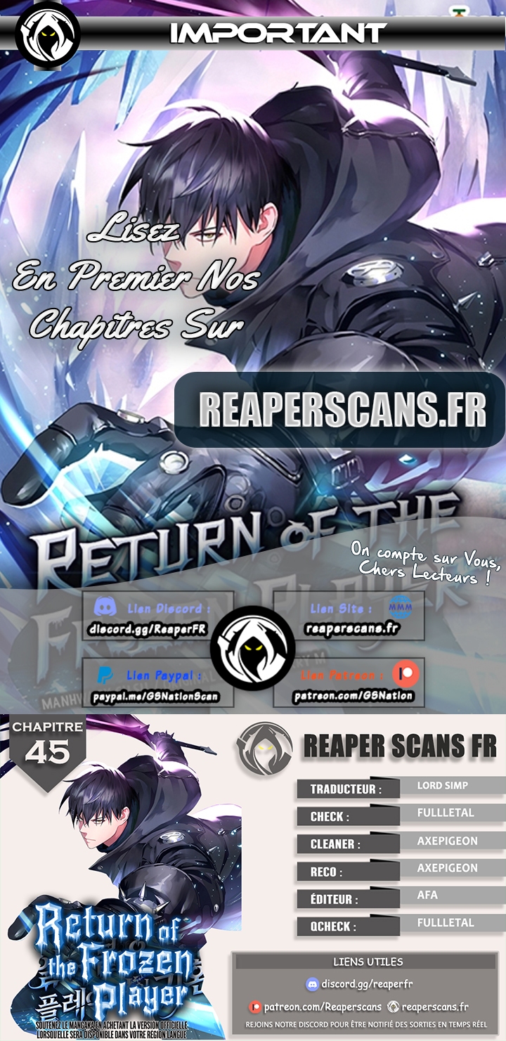 Return of The Frozen Player Chapitre 45 - Page 1