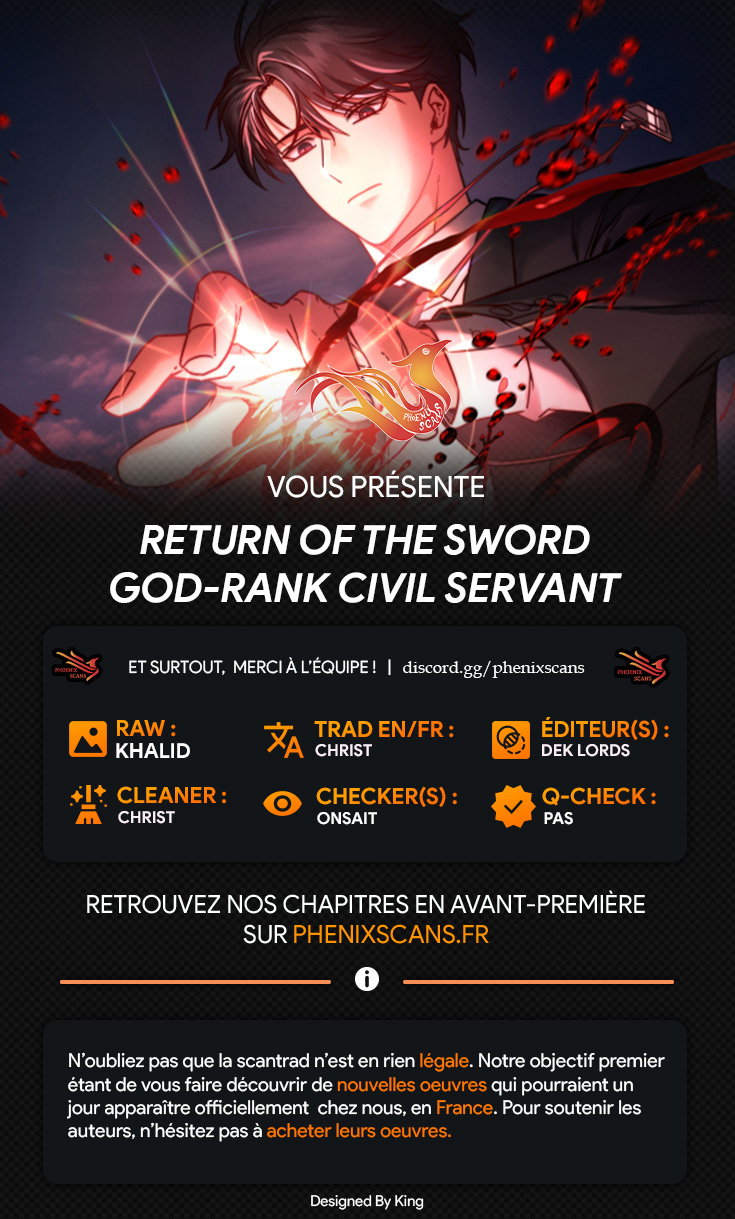 Return of the Sword God-Rank Civil Servant Chapitre 2 - Page 1