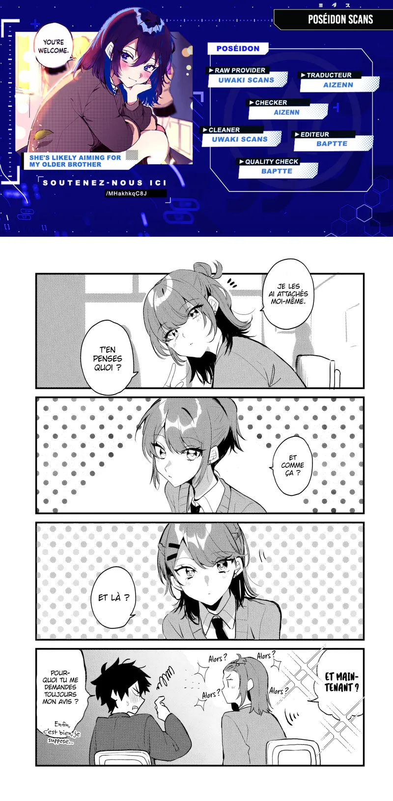 She's Likely Aiming for My Older Brother Chapitre 4.5 - Page 1