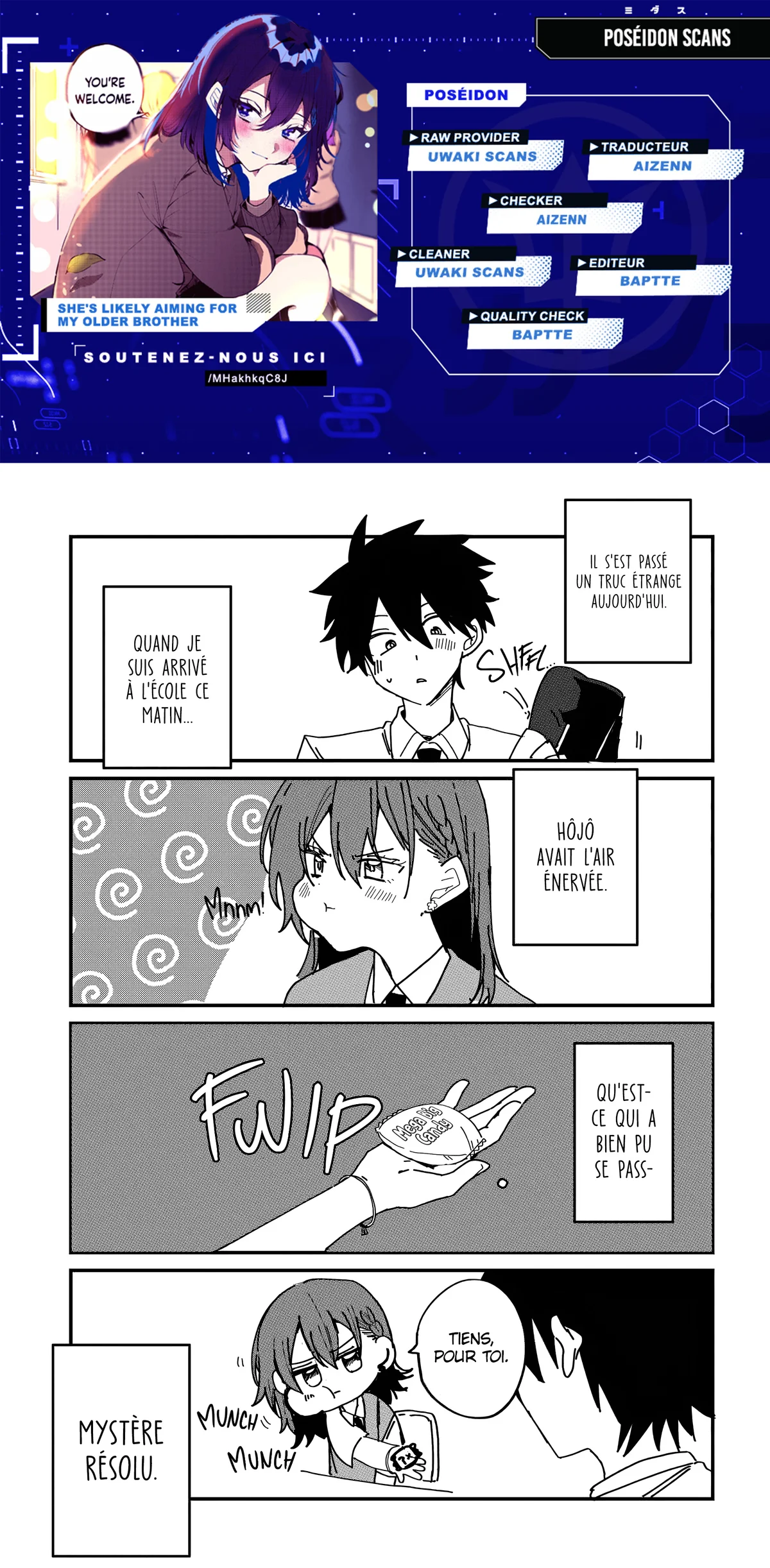 She's Likely Aiming for My Older Brother Chapitre 10.5 - Page 1