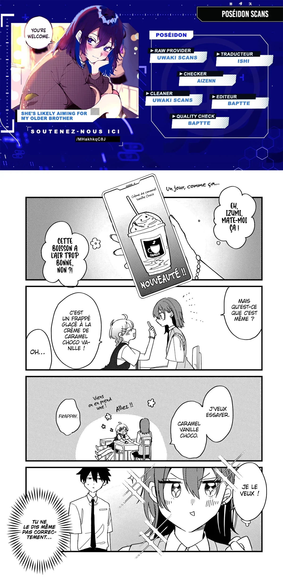 She's Likely Aiming for My Older Brother Chapitre 11.5 - Page 1