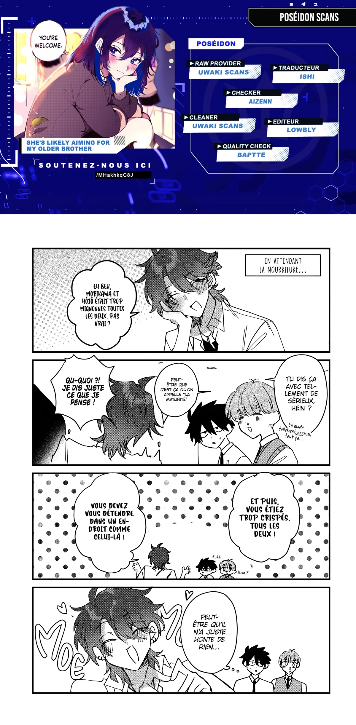 She's Likely Aiming for My Older Brother Chapitre 14.5 - Page 1