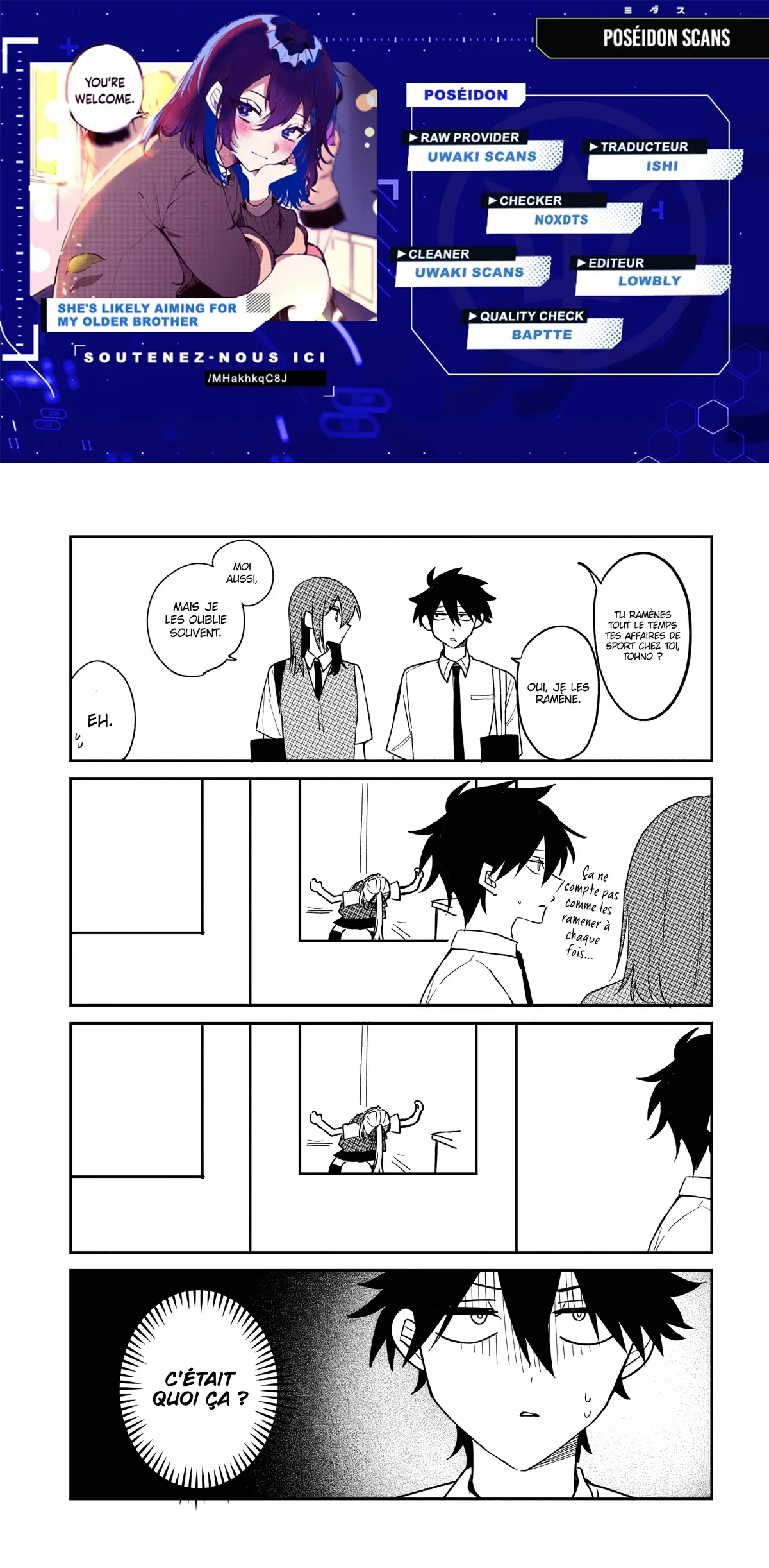She's Likely Aiming for My Older Brother Chapitre 22.5 - Page 1