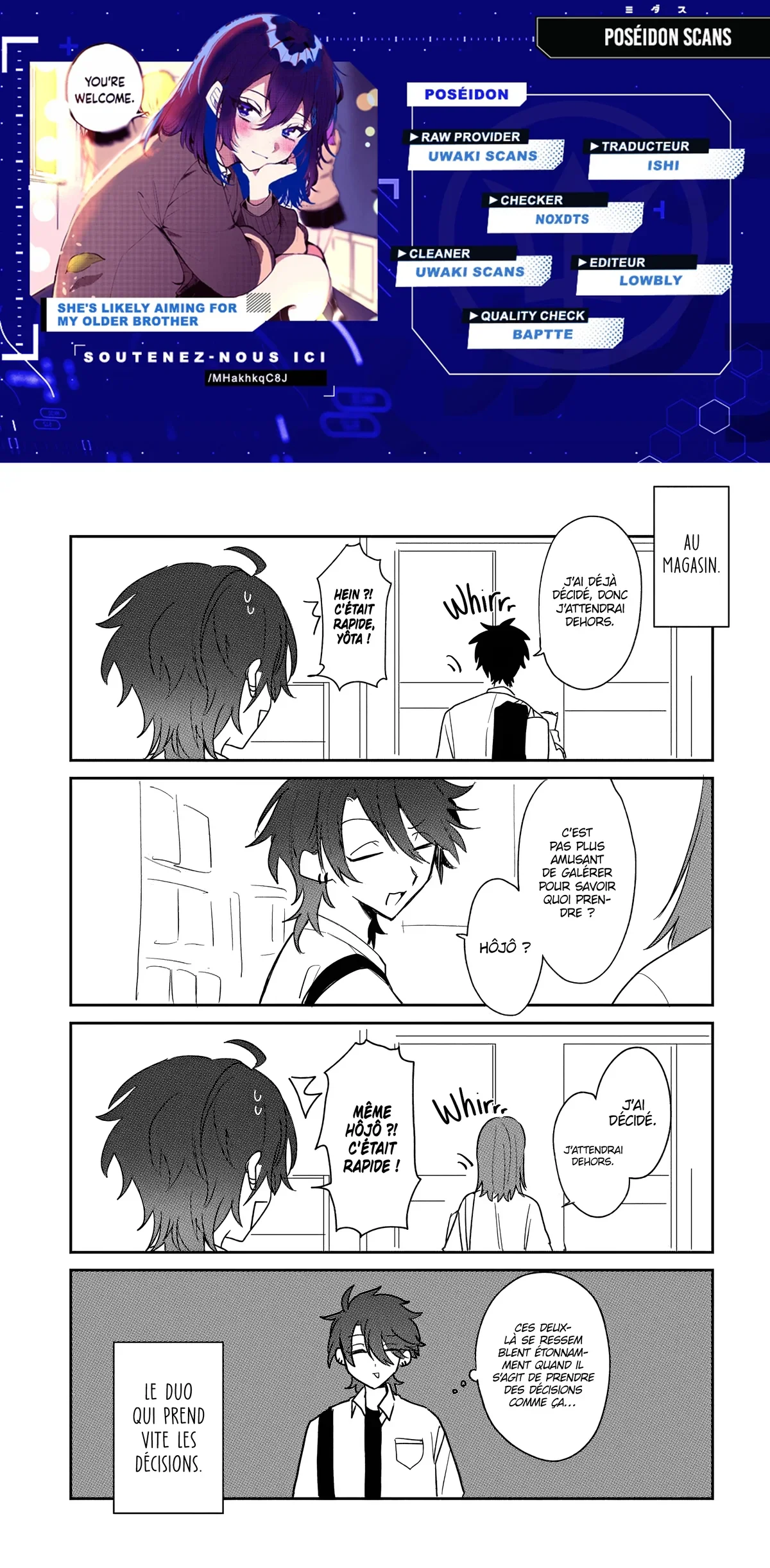 She's Likely Aiming for My Older Brother Chapitre 23.5 - Page 1