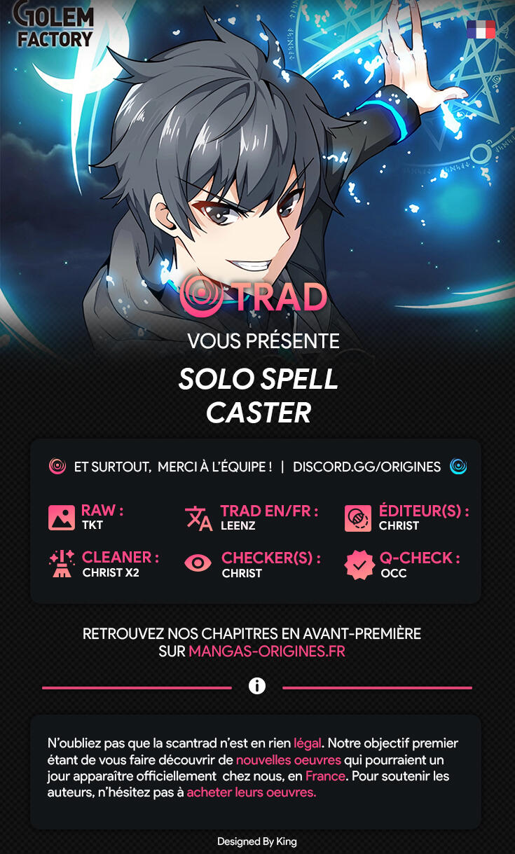 Solo Spell Caster Chapitre 62 - Page 1
