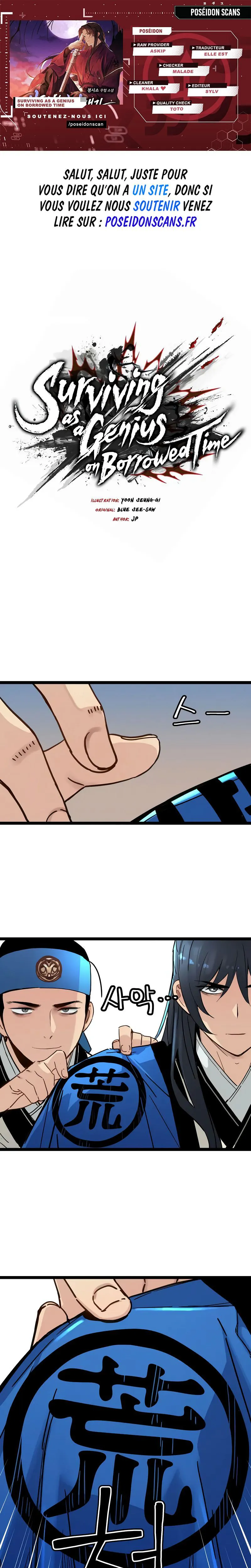 Surviving As A Genius On Borrowed Time Chapitre 34 - Page 1