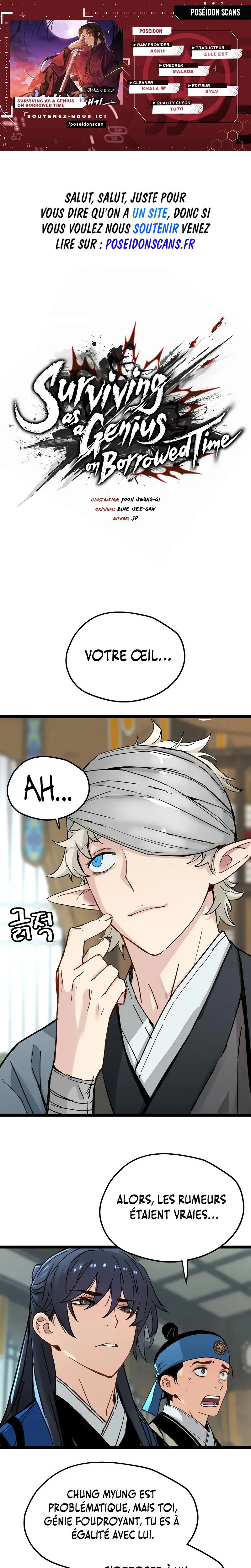 Surviving As A Genius On Borrowed Time Chapitre 35 - Page 1