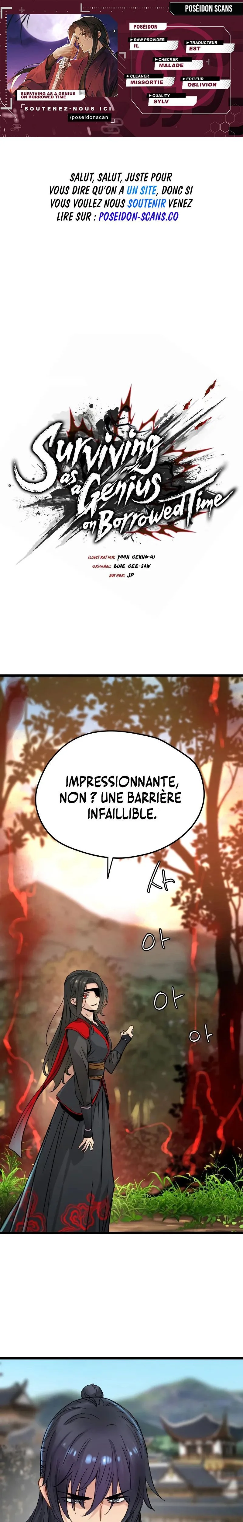 Surviving As A Genius On Borrowed Time Chapitre 74 - Page 1