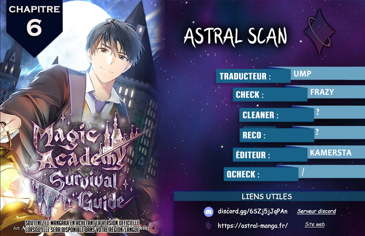 Magic Academy Survival Guide Chapitre 6 - Page 1