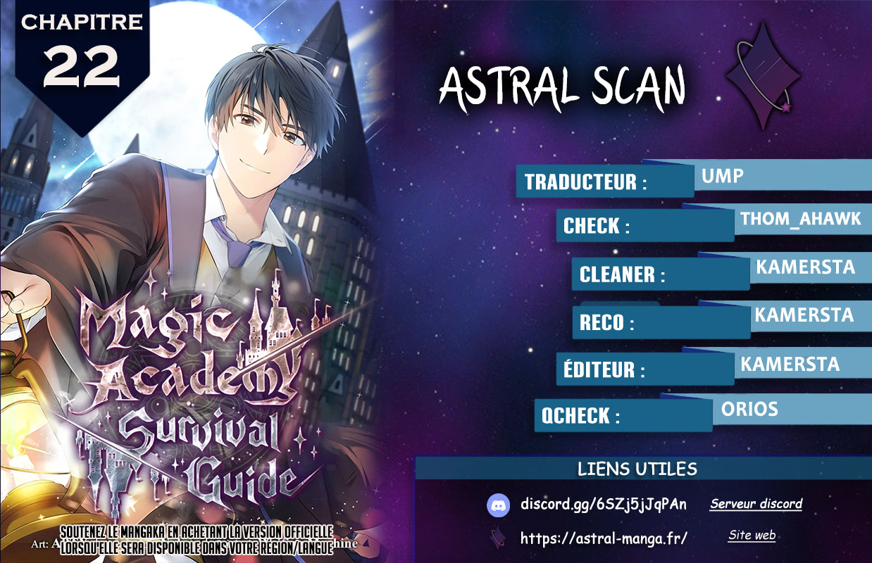 Magic Academy Survival Guide Chapitre 22 - Page 1