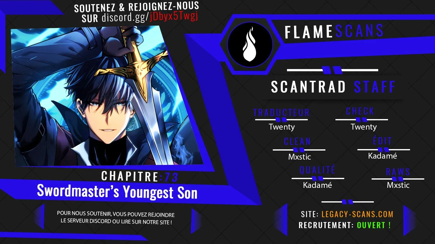 Swordmaster’s Youngest Son Chapitre 73 - Page 1