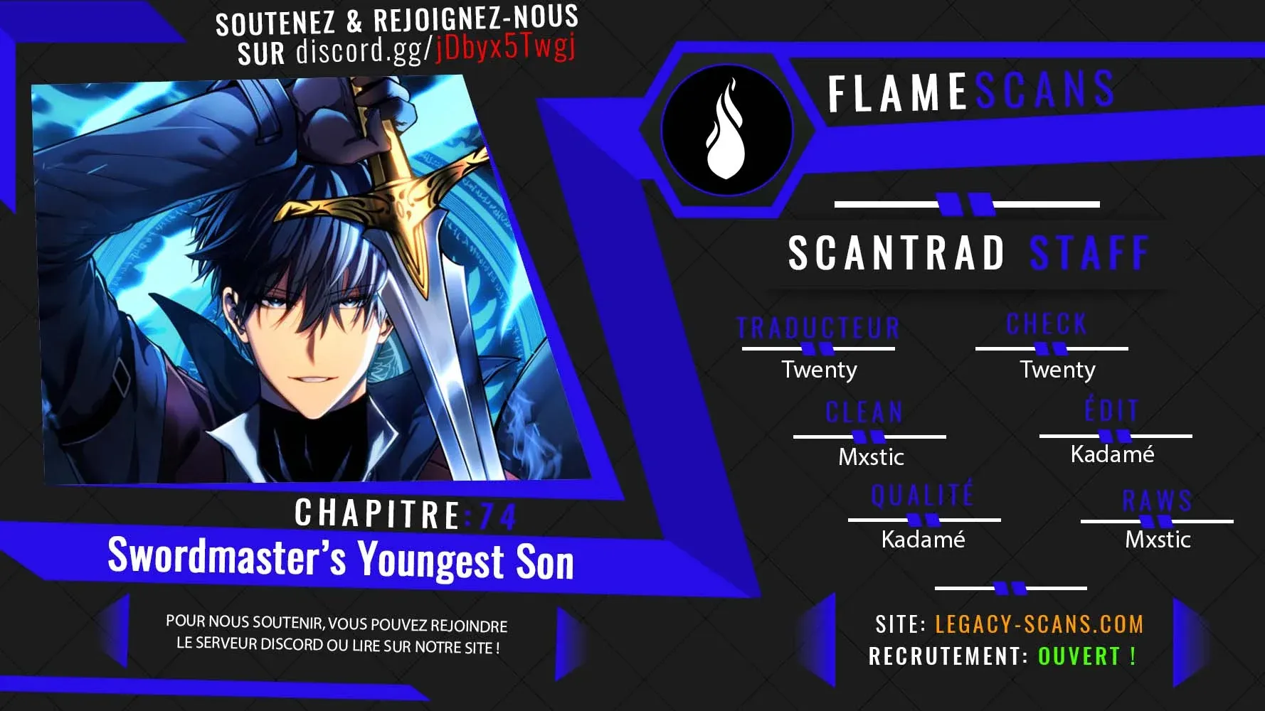 Swordmaster’s Youngest Son Chapitre 74 - Page 1