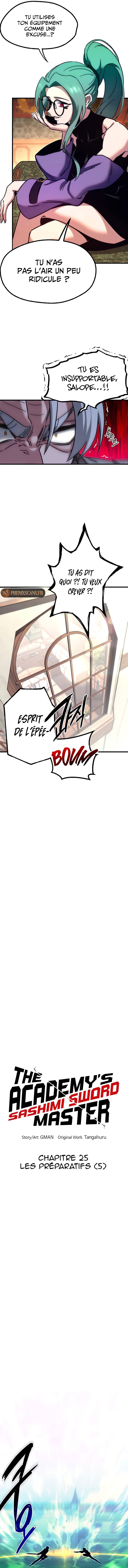 The academy’s sashimi sword master Chapitre 25 - Page 8