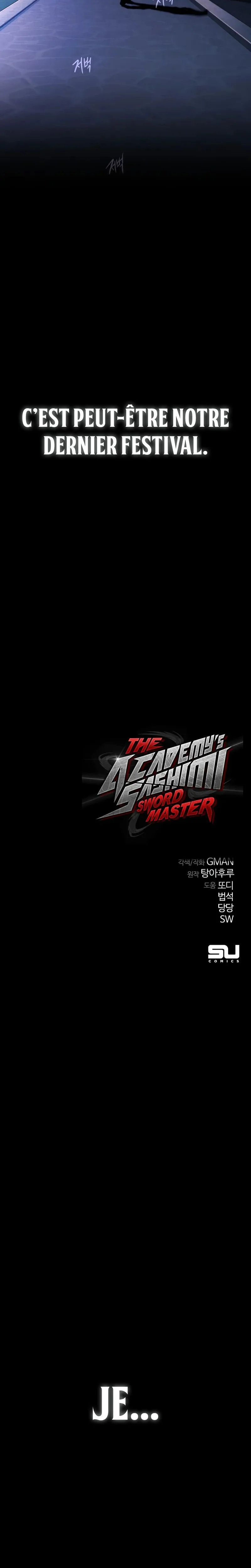 The academy’s sashimi sword master Chapitre 62 - Page 26