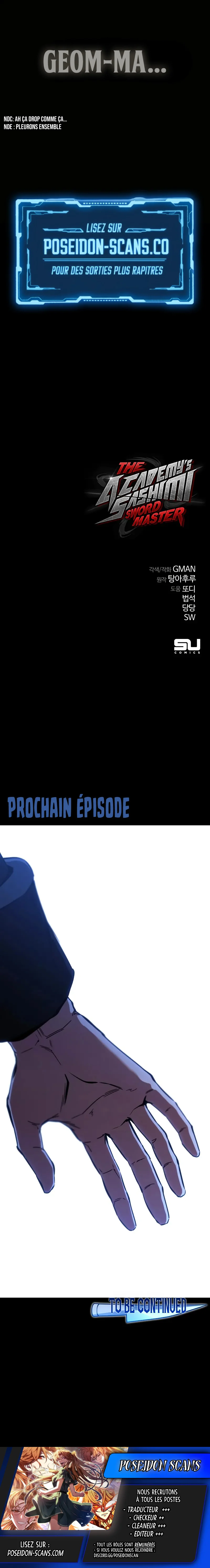 The academy’s sashimi sword master Chapitre 66 - Page 13