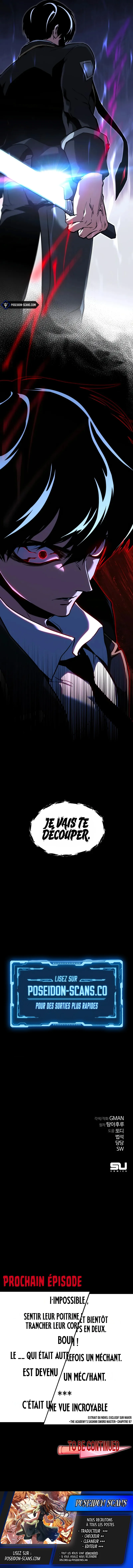 The academy’s sashimi sword master Chapitre 67 - Page 14