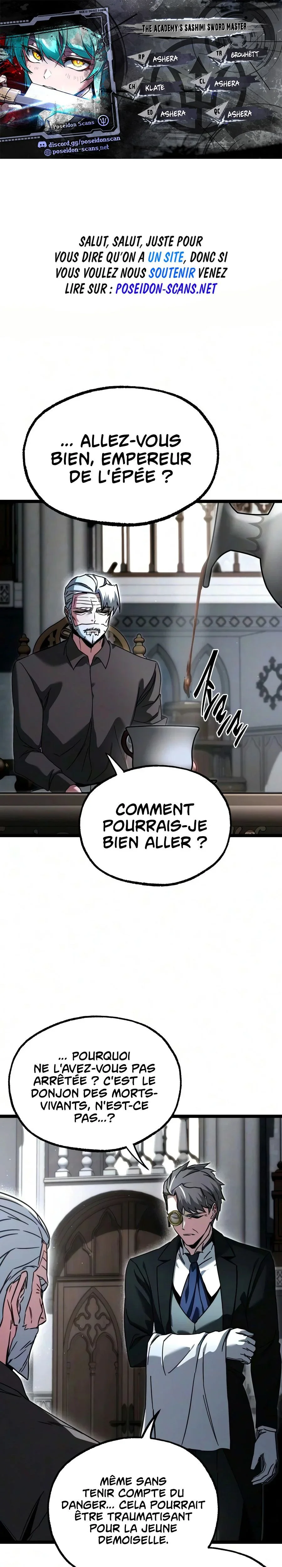 The academy’s sashimi sword master Chapitre 83 - Page 1