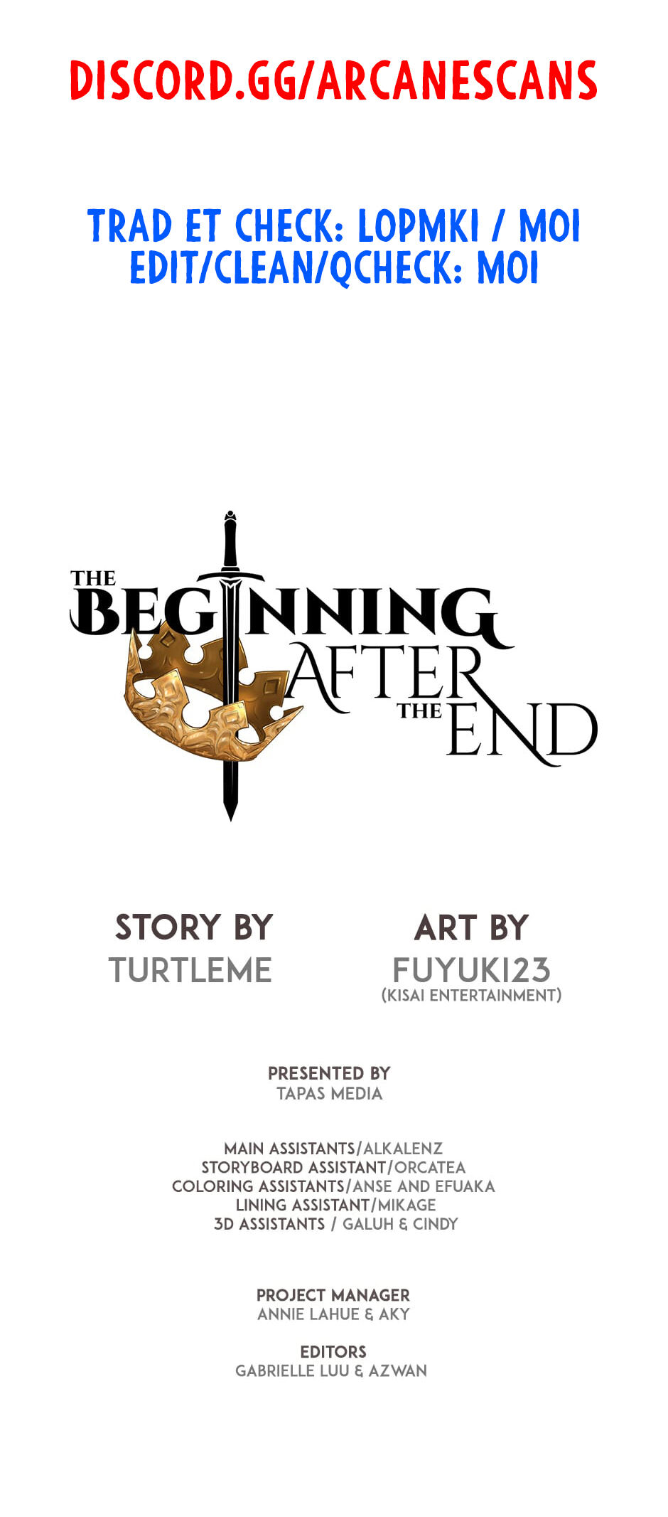 The Beginning After the End Chapitre 131 - Page 1