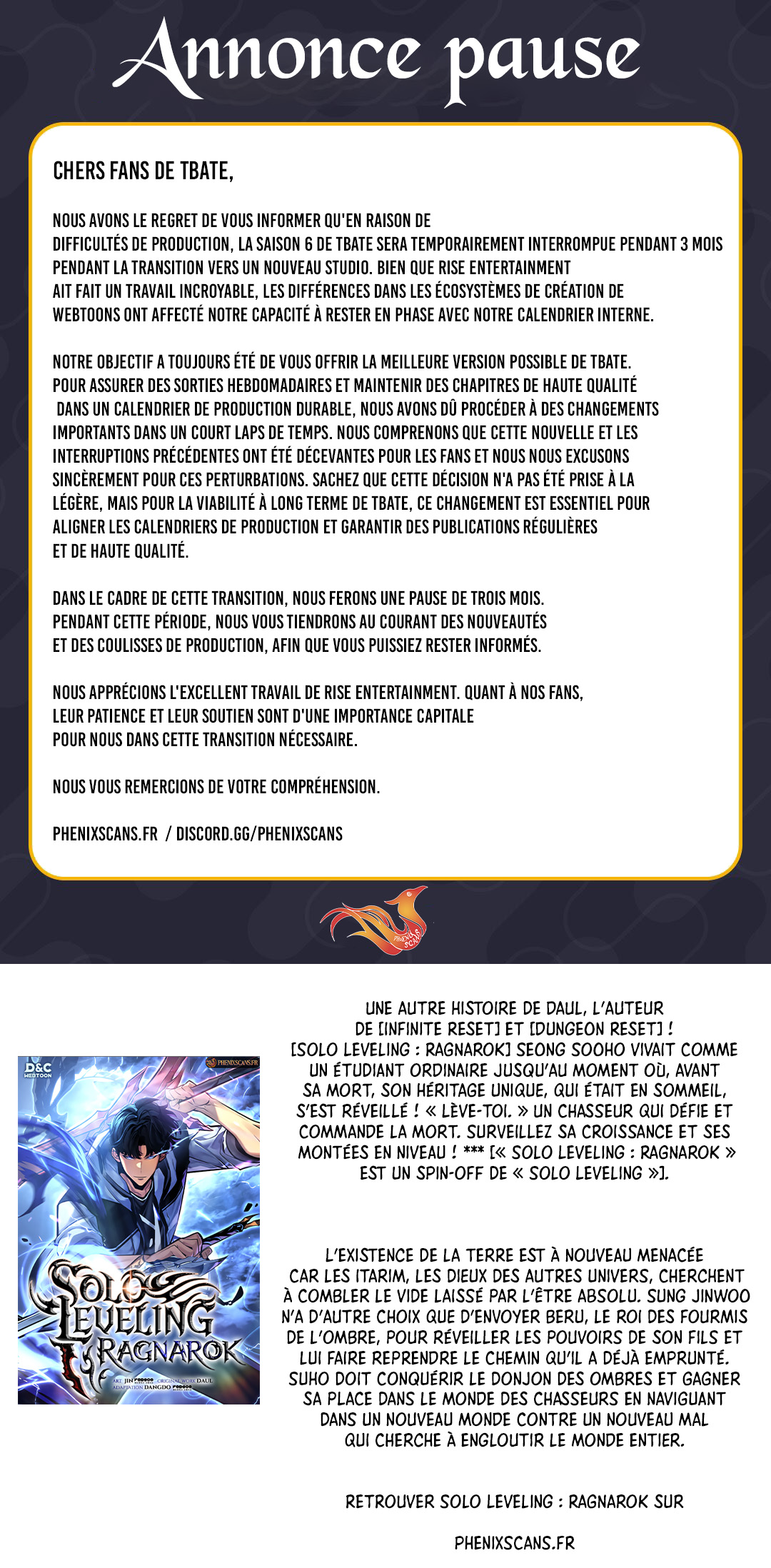 The Beginning After the End Chapitre 188.5 - Page 2