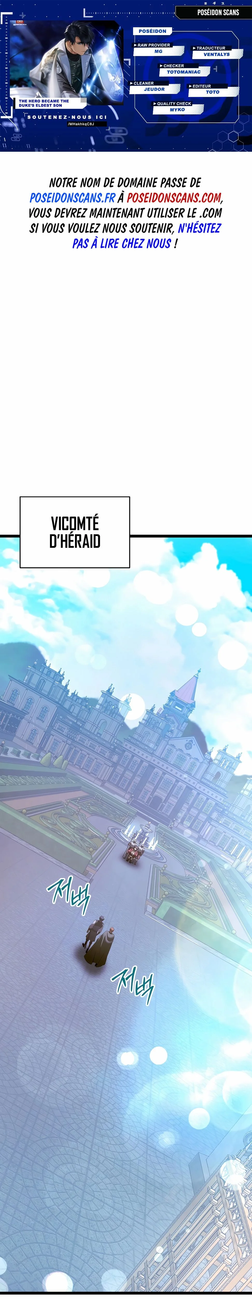 The Hero Became the Duke’s Eldest Son Chapitre 70 - Page 1