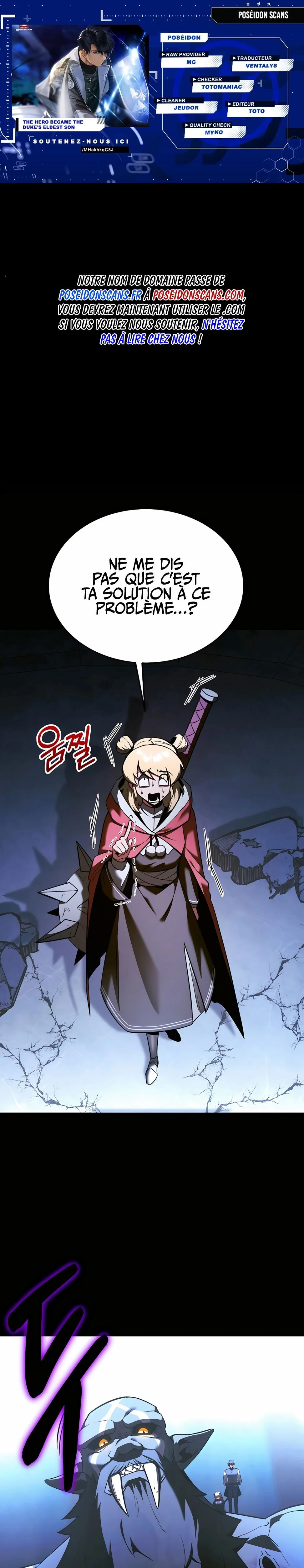 The Hero Became the Duke’s Eldest Son Chapitre 75 - Page 1