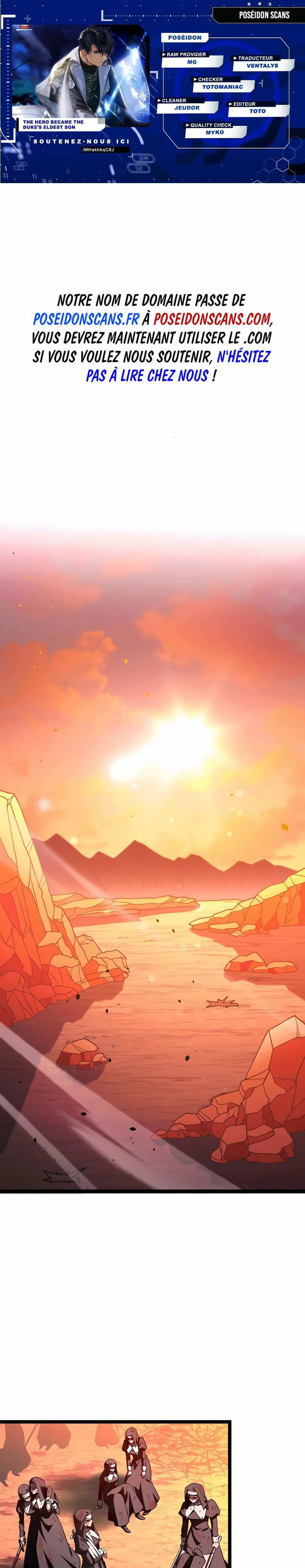 The Hero Became the Duke’s Eldest Son Chapitre 76 - Page 1