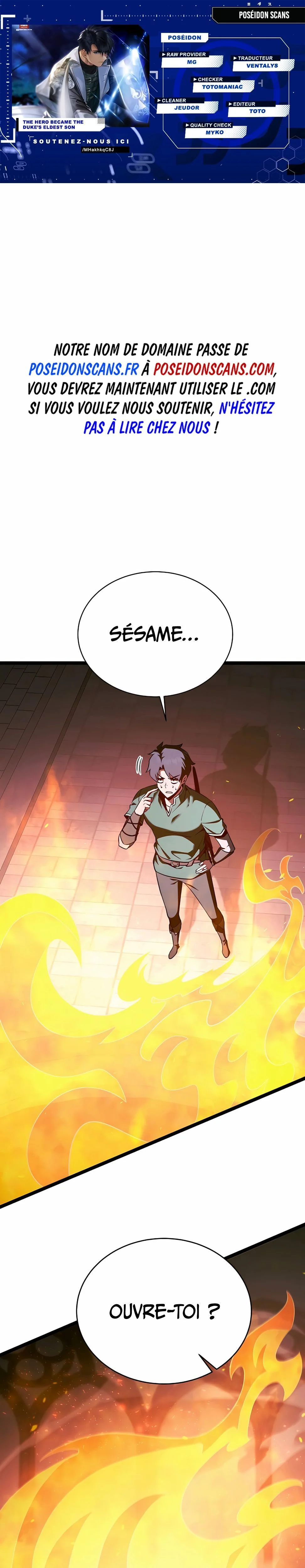 The Hero Became the Duke’s Eldest Son Chapitre 78 - Page 1