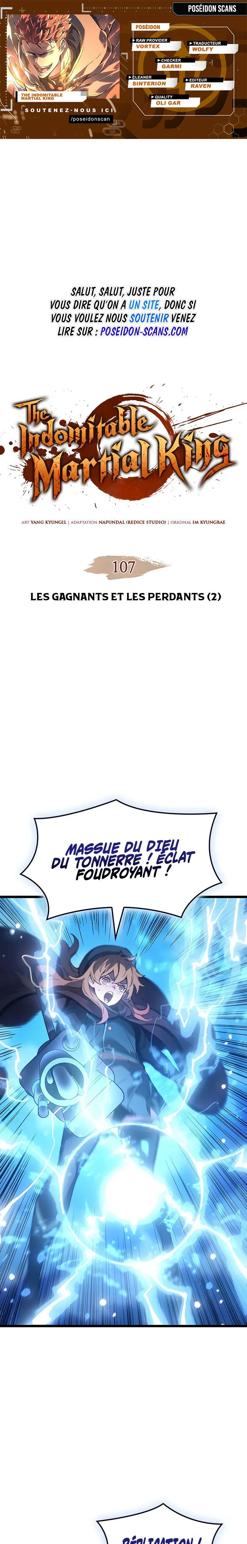 The Indomitable Martial King Chapitre 107 - Page 1