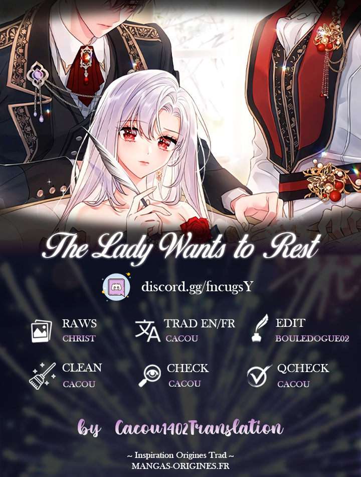 The Lady Wants To Rest Chapitre 62 - Page 1