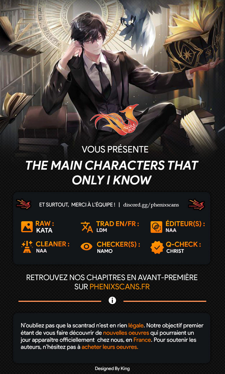 The Main Characters That Only I Know Chapitre 26 - Page 1