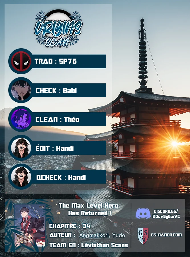 The Max Level Hero has Returned Chapitre 34 - Page 1