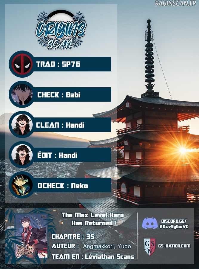 The Max Level Hero has Returned Chapitre 35 - Page 1