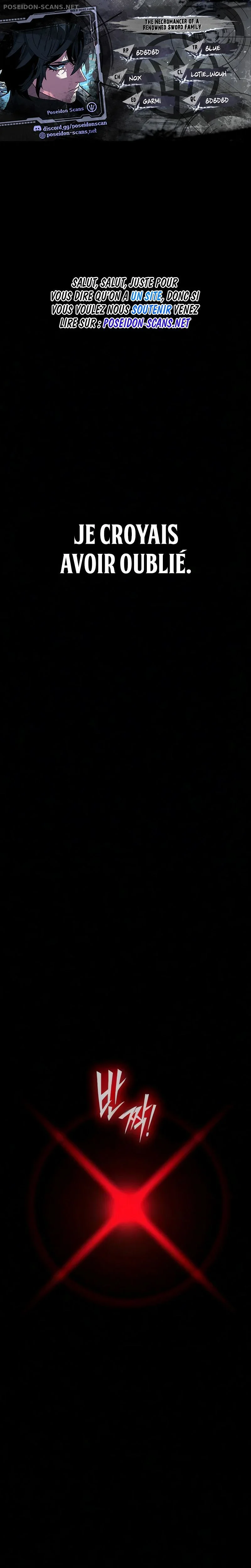 The Necromancer of a Renowned Sword Family Chapitre 3 - Page 1