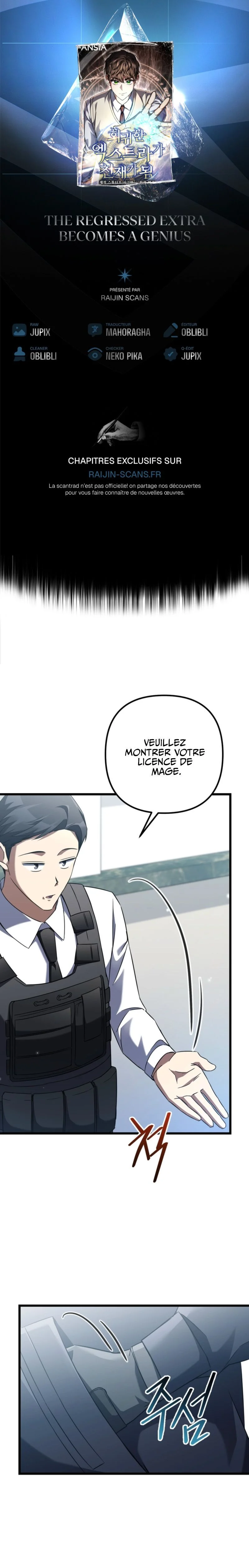 The Regressed Extra Becomes a Genius Chapitre 8 - Page 1