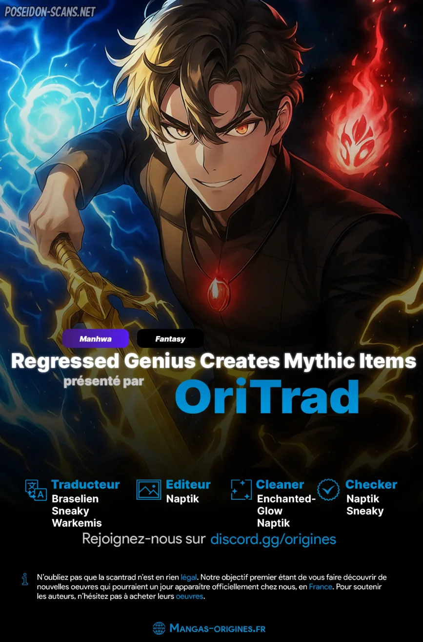The Regressed Genius Player’s Legendary Weapon Creation Chapitre 47 - Page 1