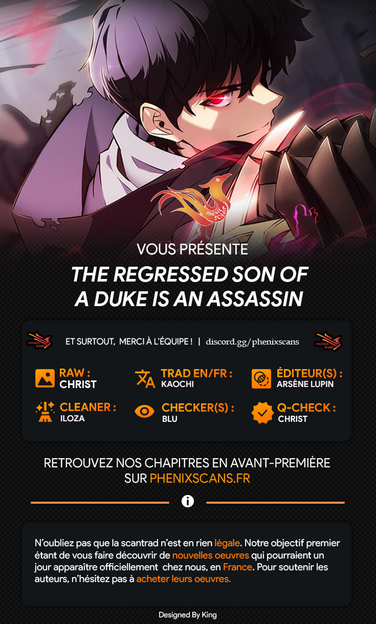 The Regressed Son of a Duke is an Assassin Chapitre 8 - Page 1