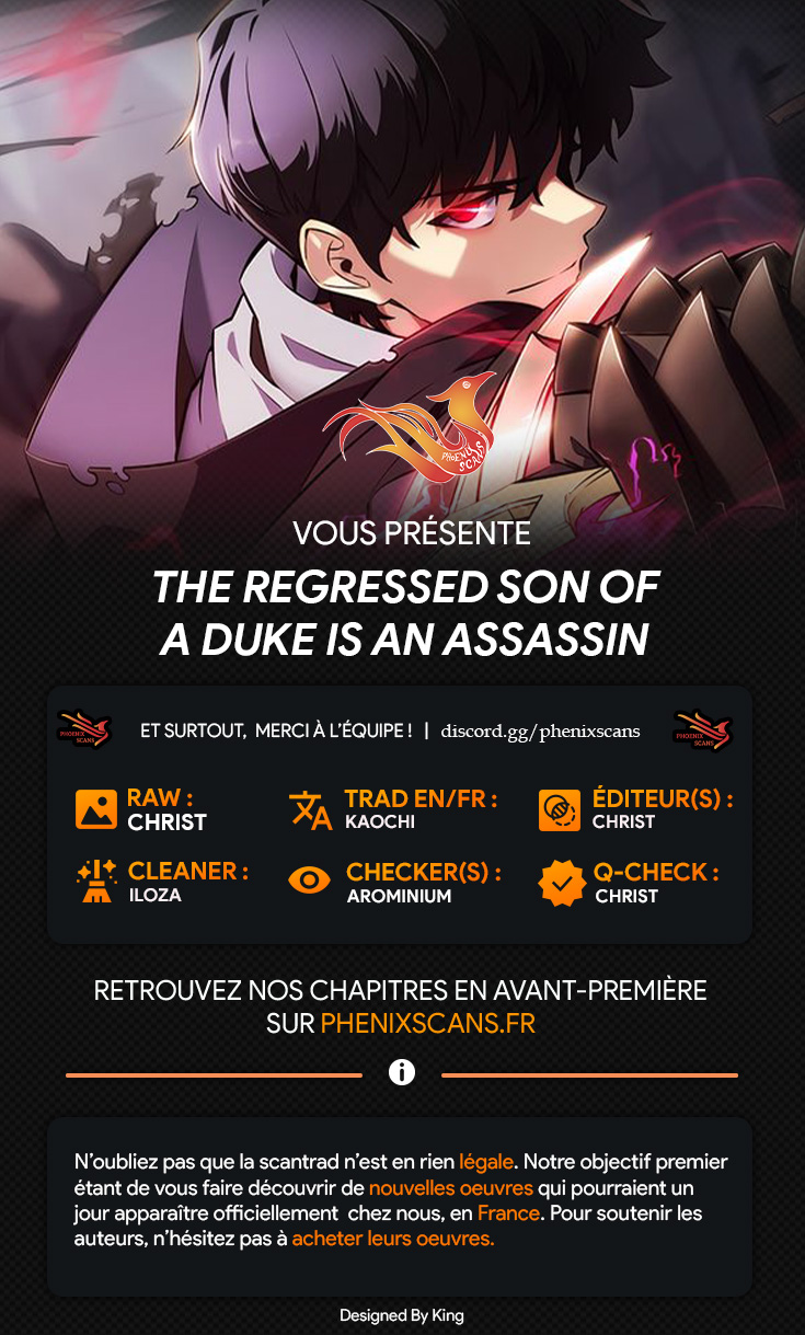 The Regressed Son of a Duke is an Assassin Chapitre 42 - Page 1