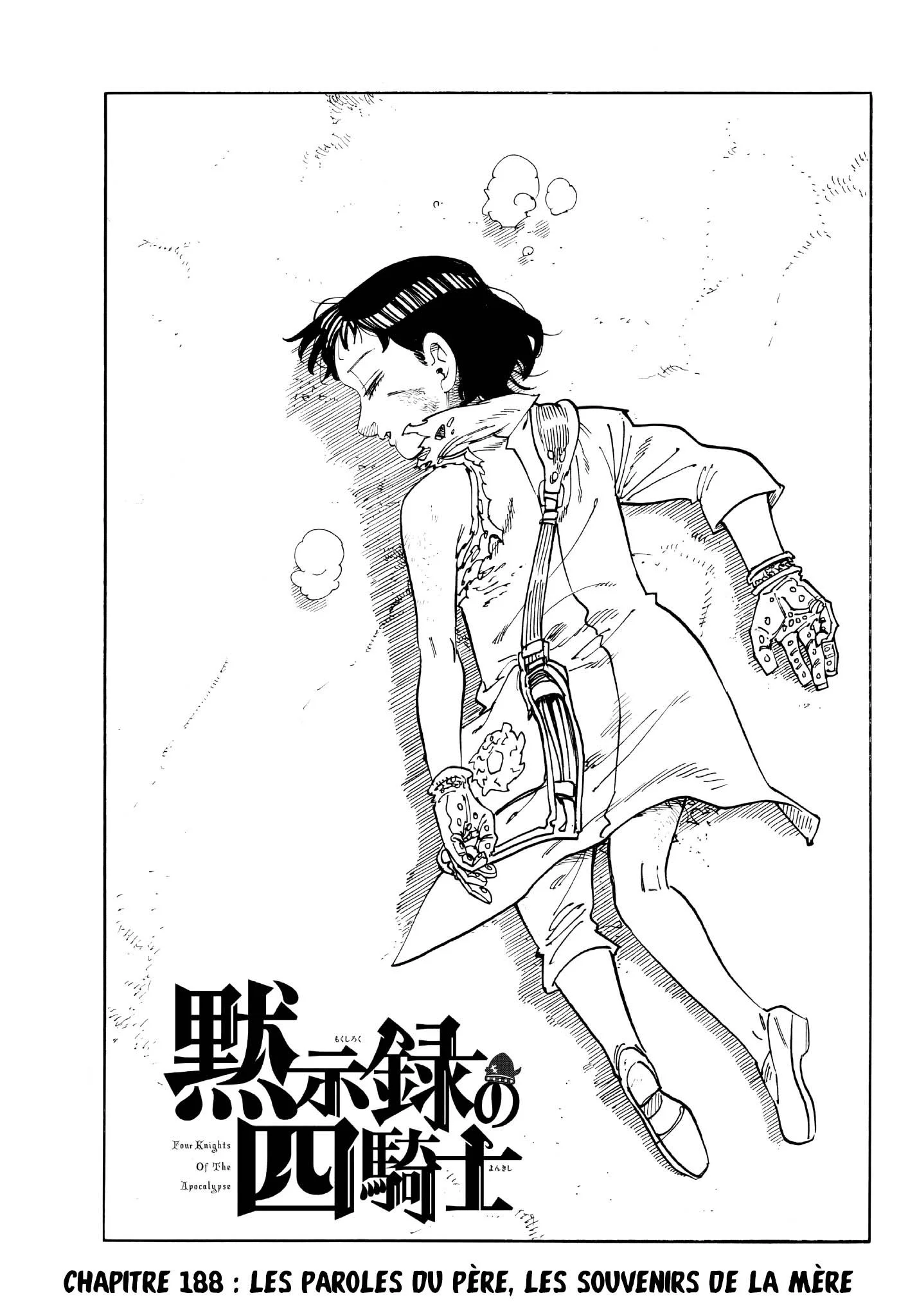 The Seven Deadly Sins: Four Knights of the Apocalypse Chapitre 188 - Page 1
