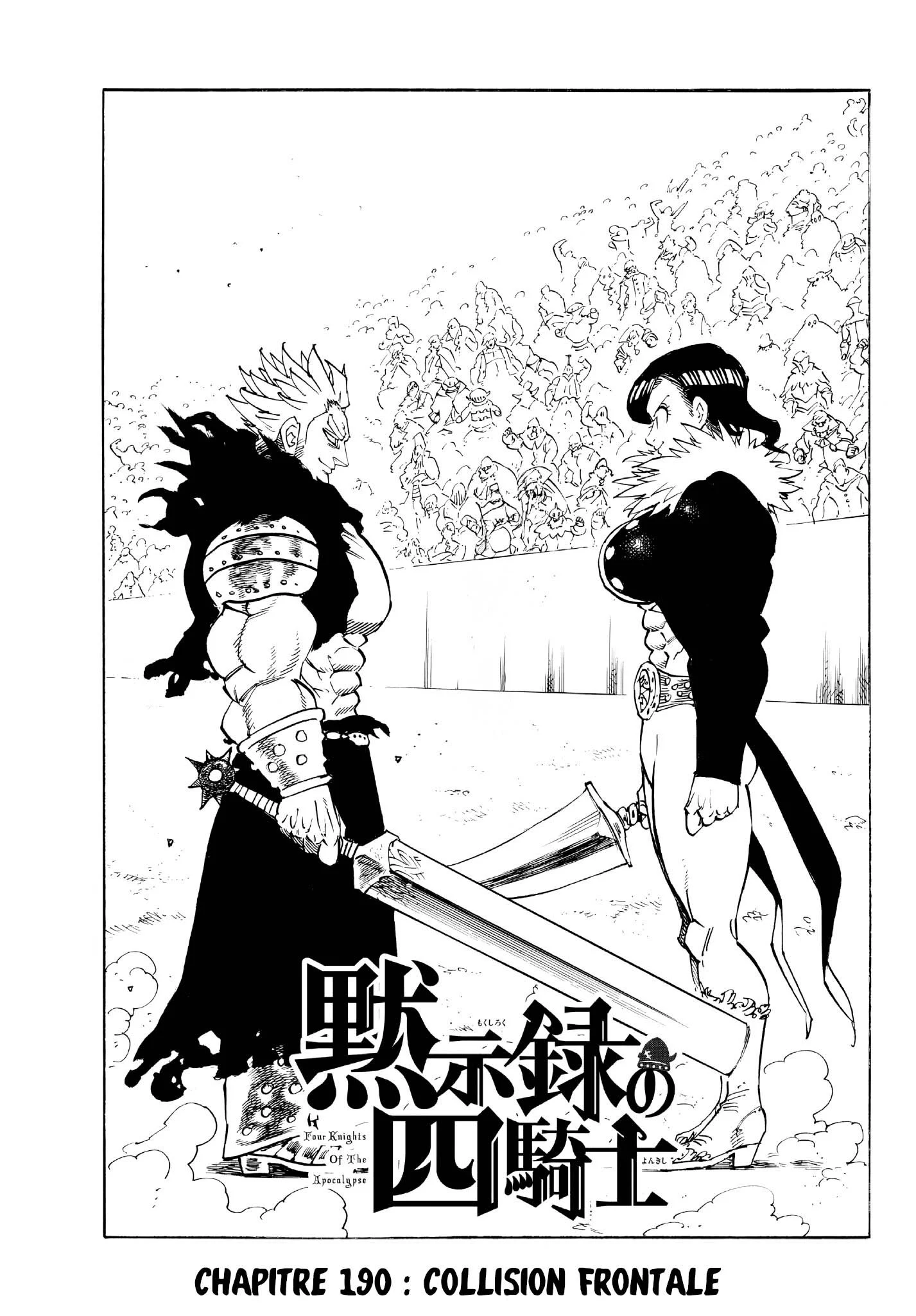 The Seven Deadly Sins: Four Knights of the Apocalypse Chapitre 190 - Page 1