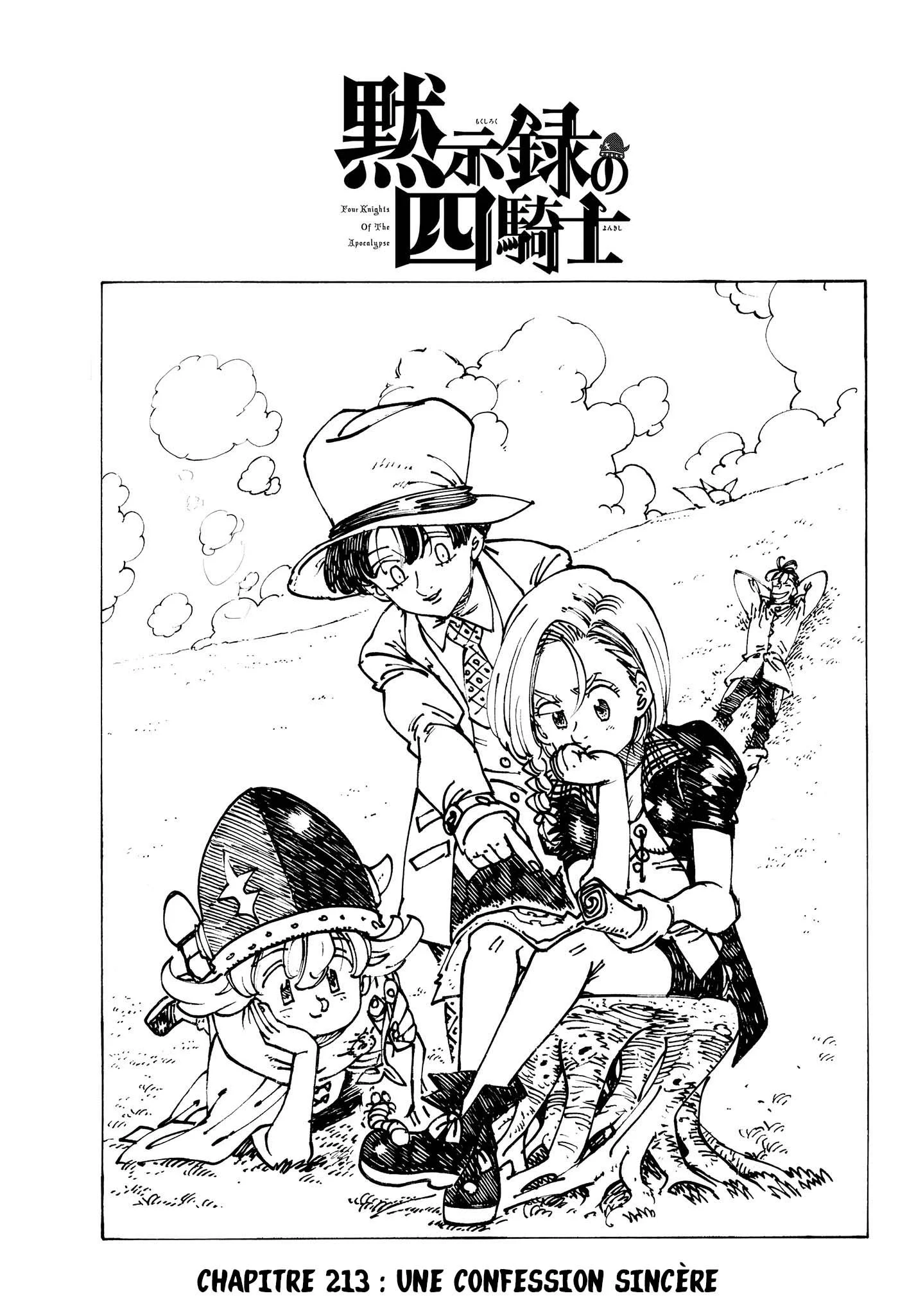 The Seven Deadly Sins: Four Knights of the Apocalypse Chapitre 213 - Page 1