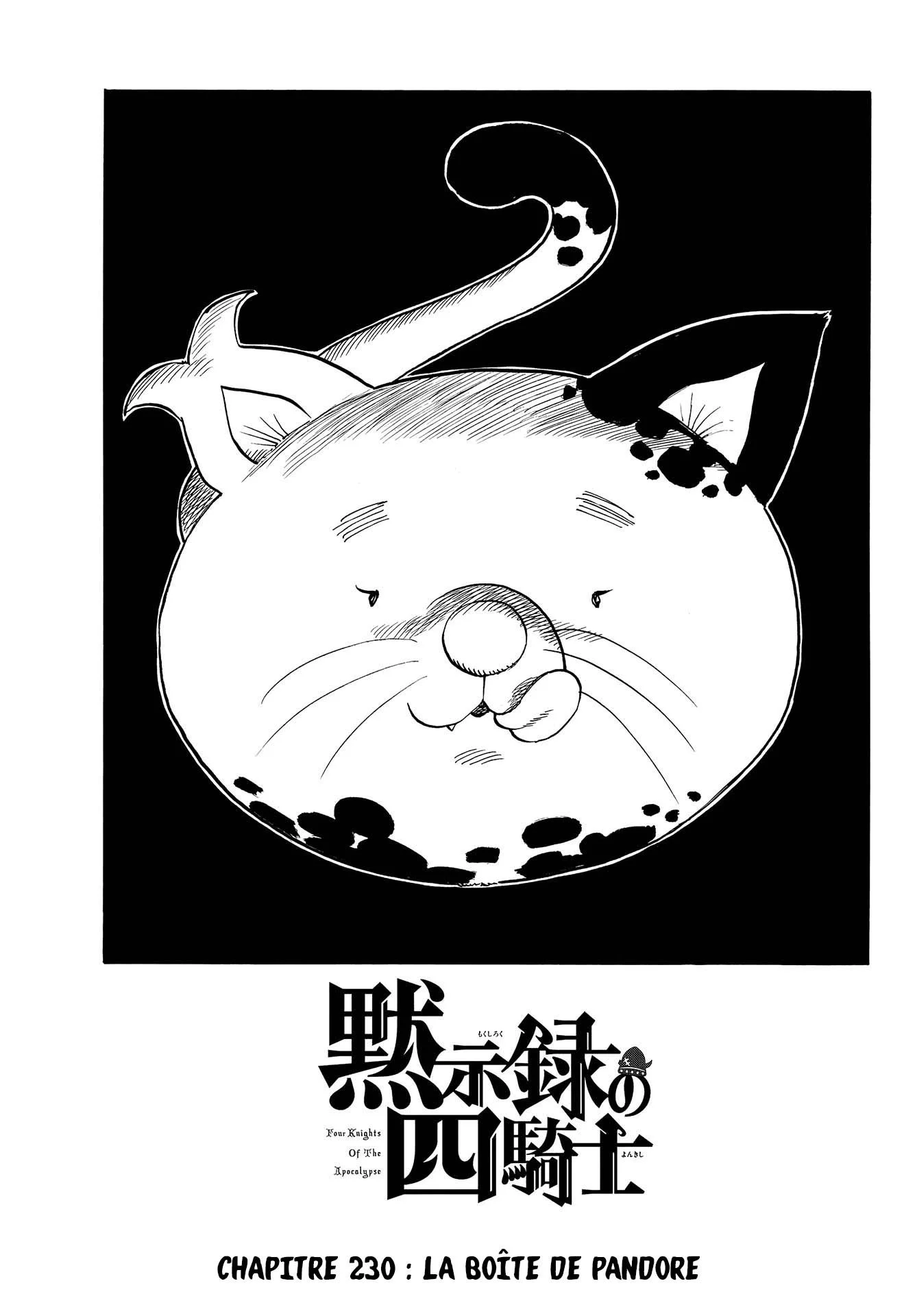 The Seven Deadly Sins: Four Knights of the Apocalypse Chapitre 230 - Page 1